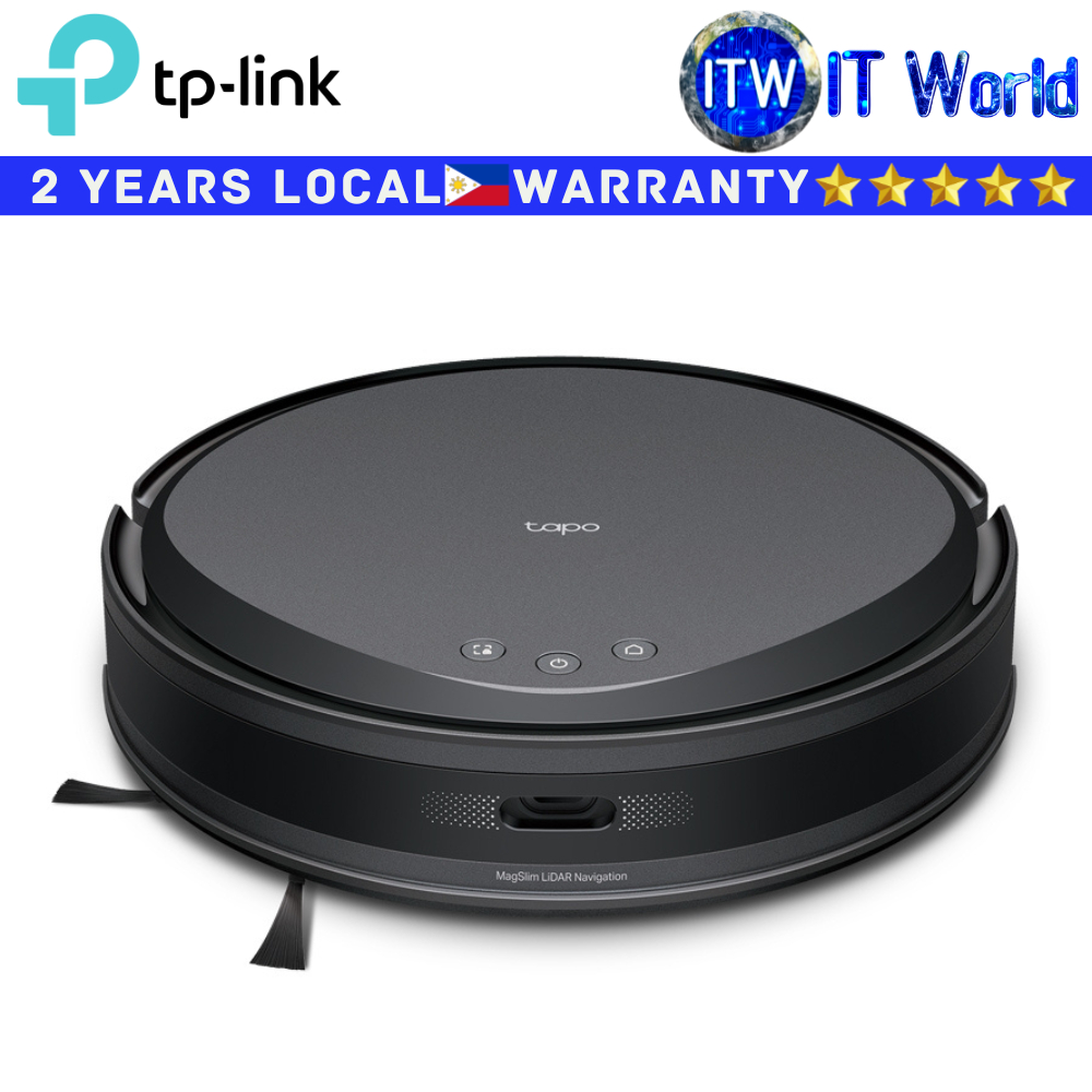 Itw | TP-Link Tapo RV20 Max 5300Pa Suction MagSlim Robot Vaccum and Mop Cleaning