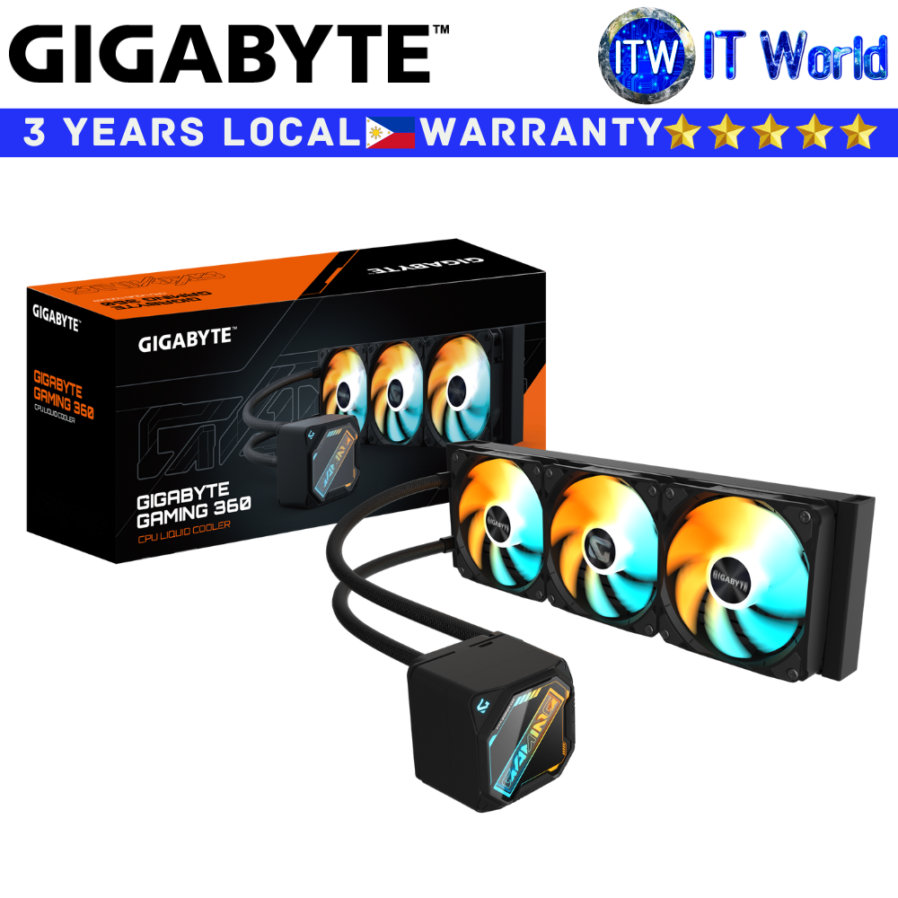 Gigabyte CPU Cooler Fan Gaming 360 All-in-one Liquid Cooler (GP-GIGABYTE-GME-360)