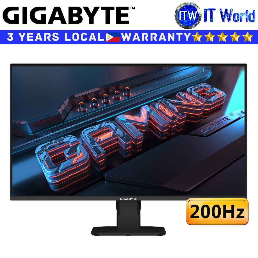 Gigabyte Gaming Monitor GS25F2-TW 24.5" 200Hz / 1920x1080 FHD / IPS / 1ms GTG / Flicker-free | itw