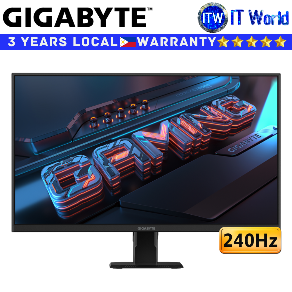 Gigabyte Gaming Monitor GS27Q X 27" 2560x1440 QHD / 240Hz / SS IPS / 1ms MPRT (GP-GS27Q-X-AP)