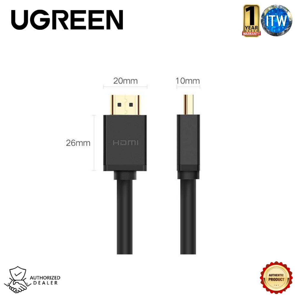Ugreen HDMI Cable 2Meters (HD104 10107)