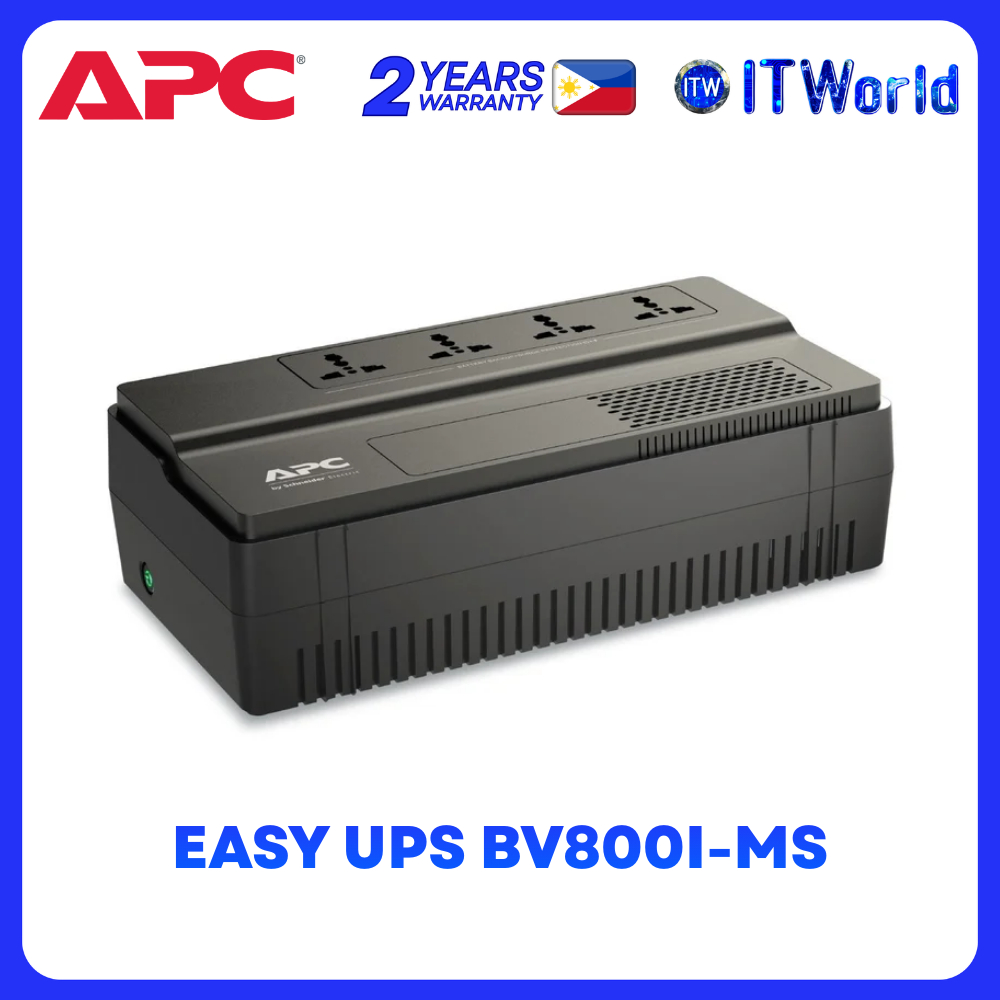APC BV800I-MS 800VA/450W Line-Interactive UPS AVR 4 Outlets BV800I-MS