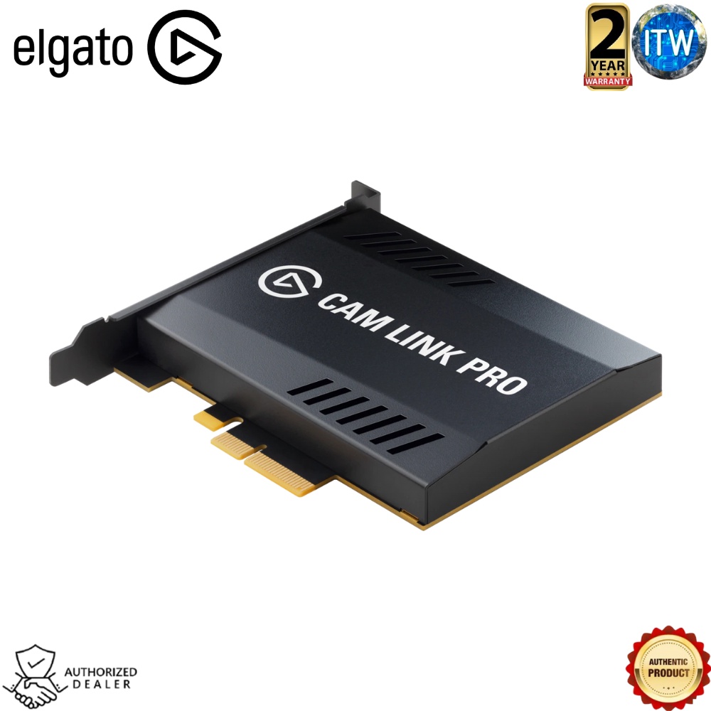 Elgato Cam Link Pro | Multi Camera Production | PCIe Camera Capture Card | 4 HDMI | 1080p60 Full HD