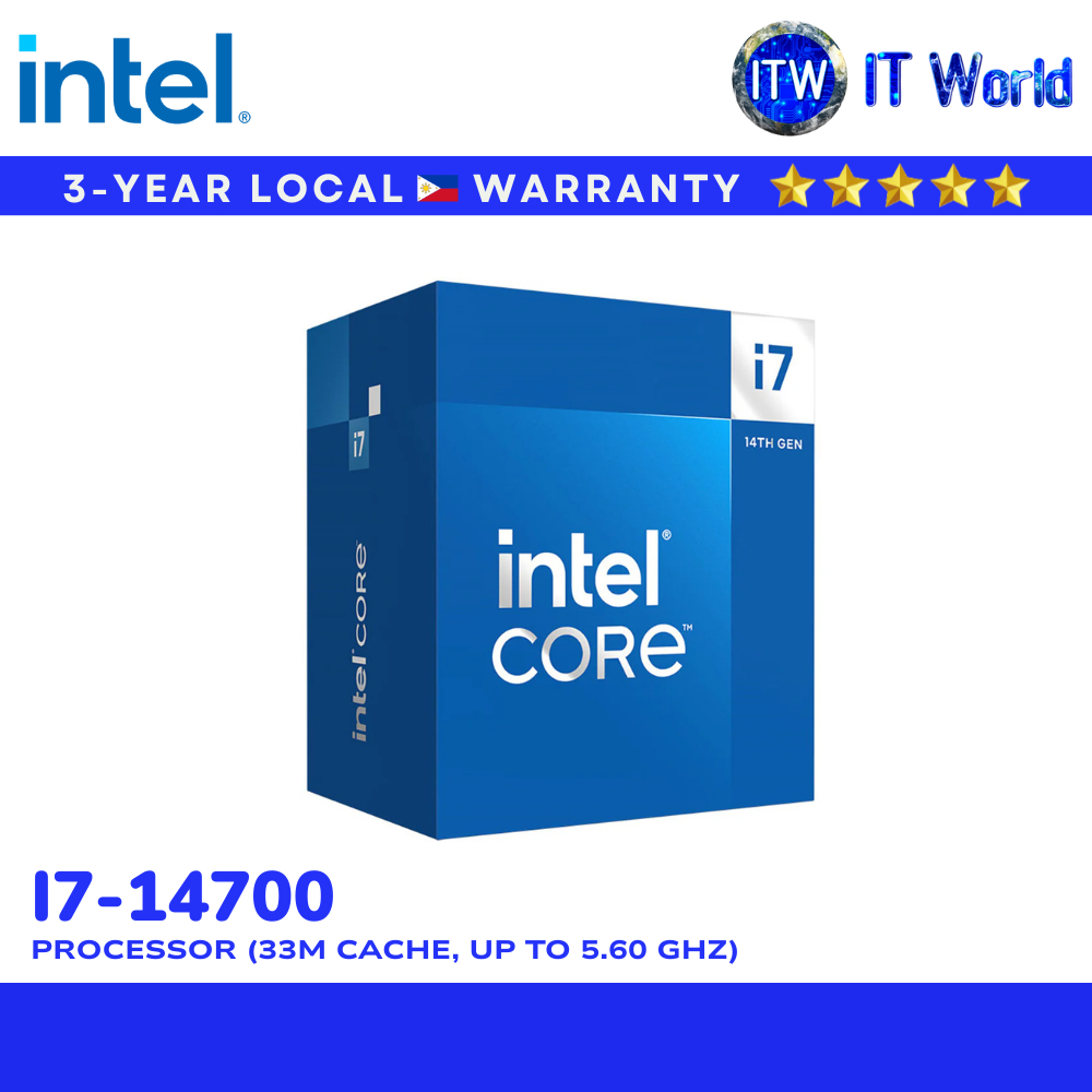 Intel Core i7-14700 20 Cores 28 Threads Up to 5.4GHz / UHD 770 Graphics | itw