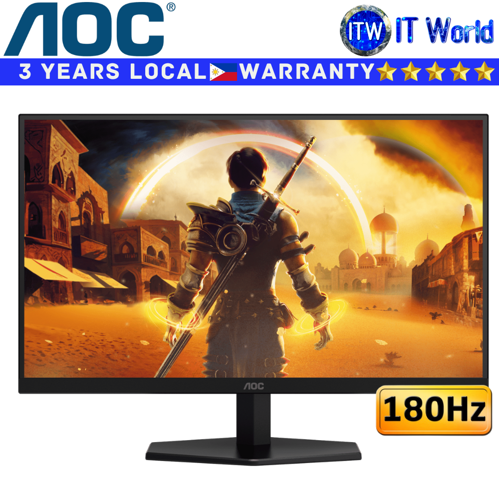 Itw | AOC Gaming Monitor 27G42E 27" 1920x1080 FHD / 180Hz / IPS / 0.5ms MPRT, 1ms GTG / AdaptiveSync