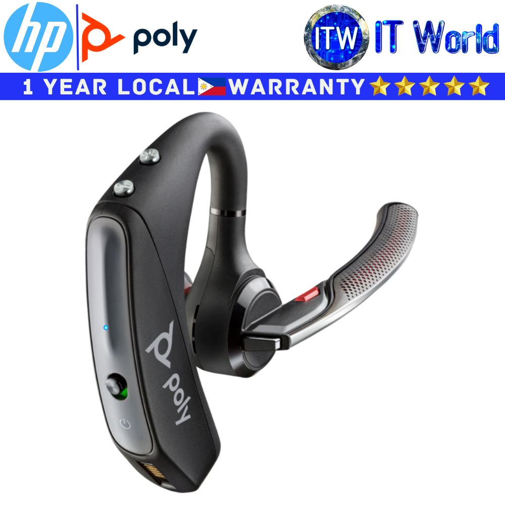 Itw | HP Poly Wireless Headset Voyager 5200 Black +USB-A to Micro USB Cable A/P (7S431AA)