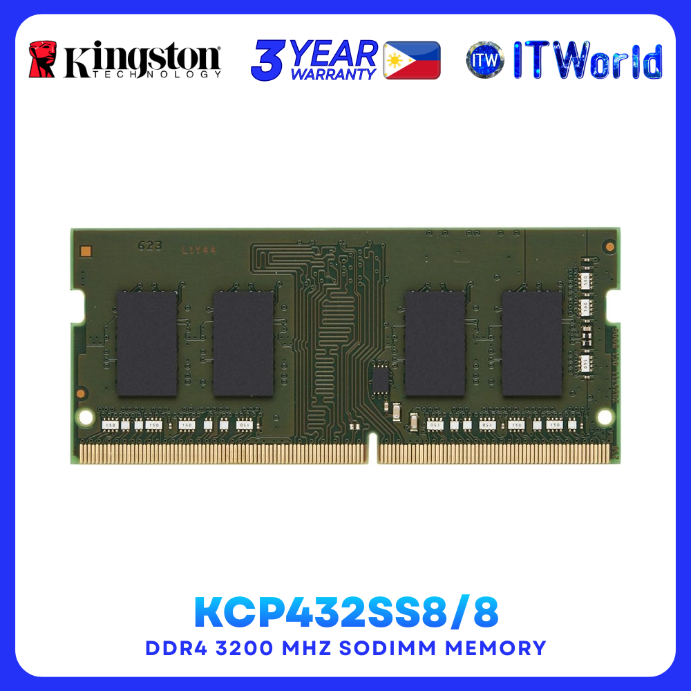 Kingston KCP432SS8/8 8GB DDR4 3200MHz SO-DIMM Laptop Memory RAM