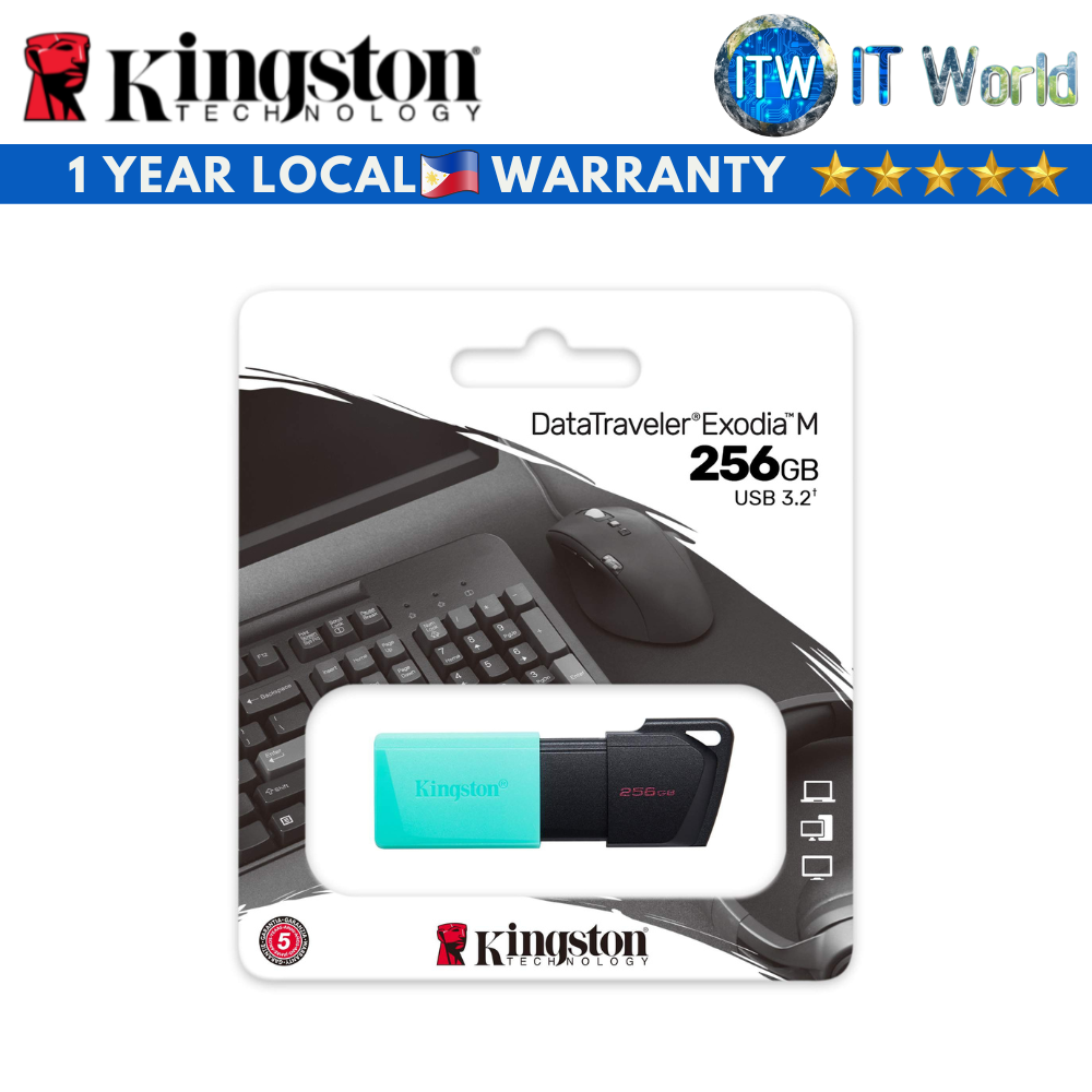 Kingston 256GB DataTraveler Exodia M USB Flash Drive (DTXM/256GB)