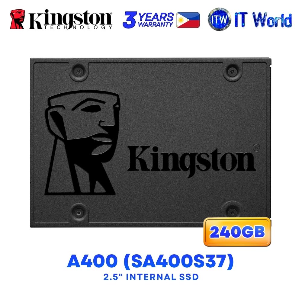 Kingston A400 2.5-inch SATA III 3D NAND Internal SSD - 240GB SA400S37/240G