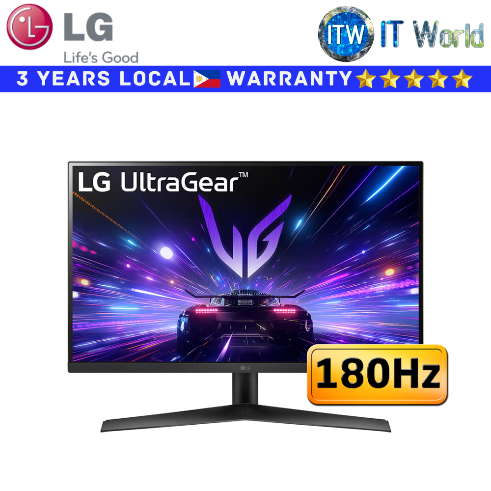Itw | LG Gaming Monitor 27"(1920x1080) / 180Hz / IPS / 1ms GtG / 27GS60F-B