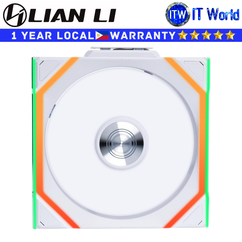 Lian Li Computer PC Fan UNI FAN SL Wireless 120 Fluid Dynamic Bearing Single White (G99.12SL1W1W.00)