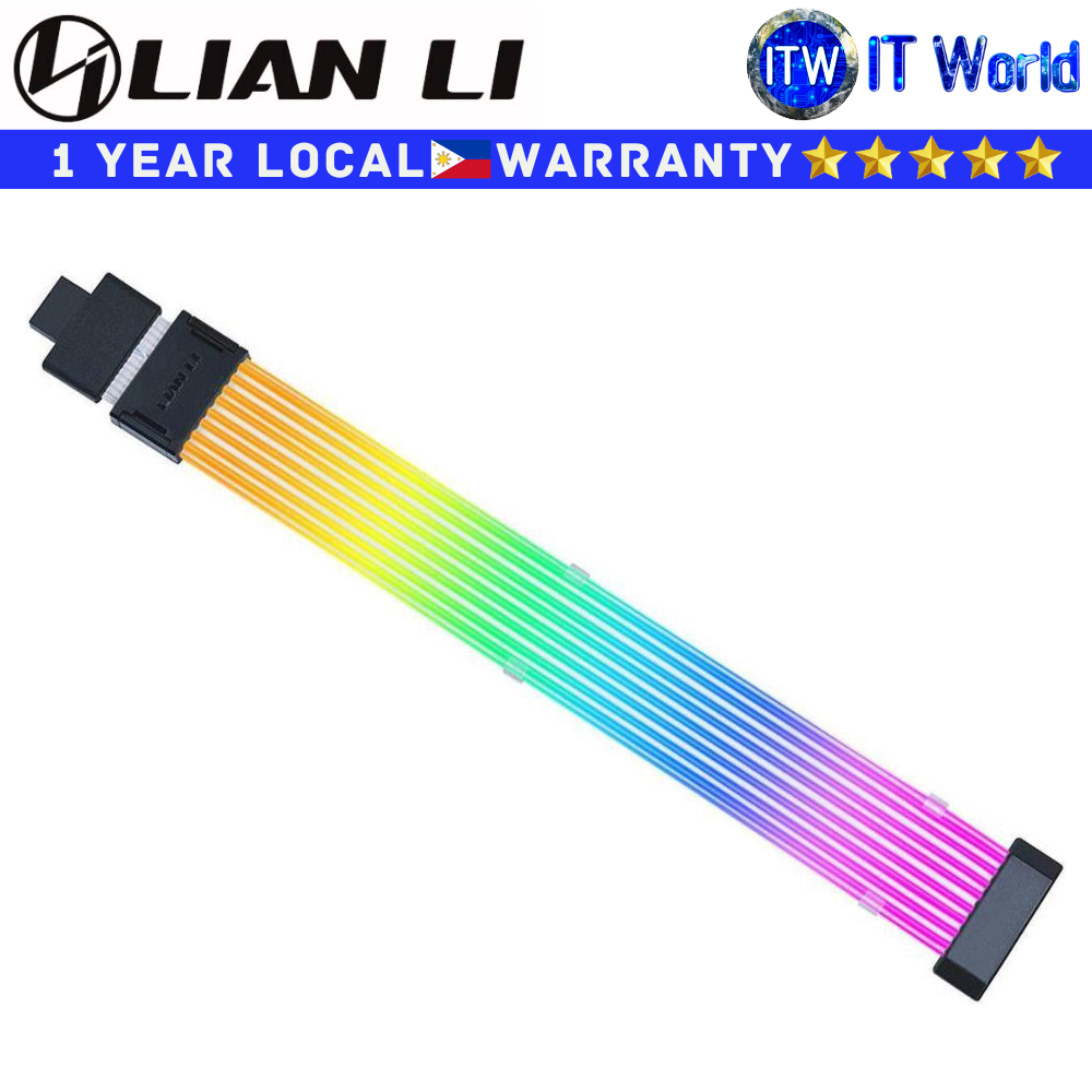 Lian Li Extension Cable Strimer Wireless 16-8 RGB 8 Light Guides 340mm Black (PW16-81W)