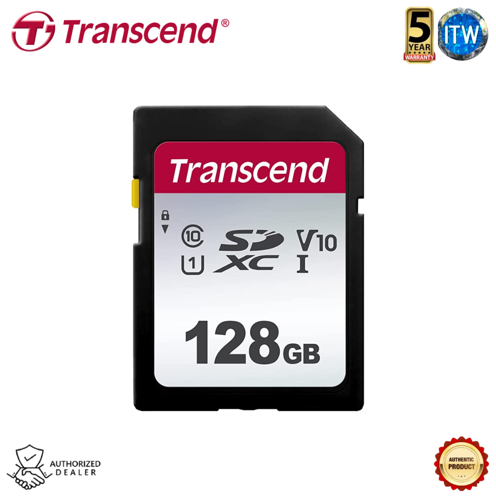 Transcend SDXC/SDHC 300S Memory Card (32GB / 64GB / 128GB / 256GB / 512GB / 1TB)