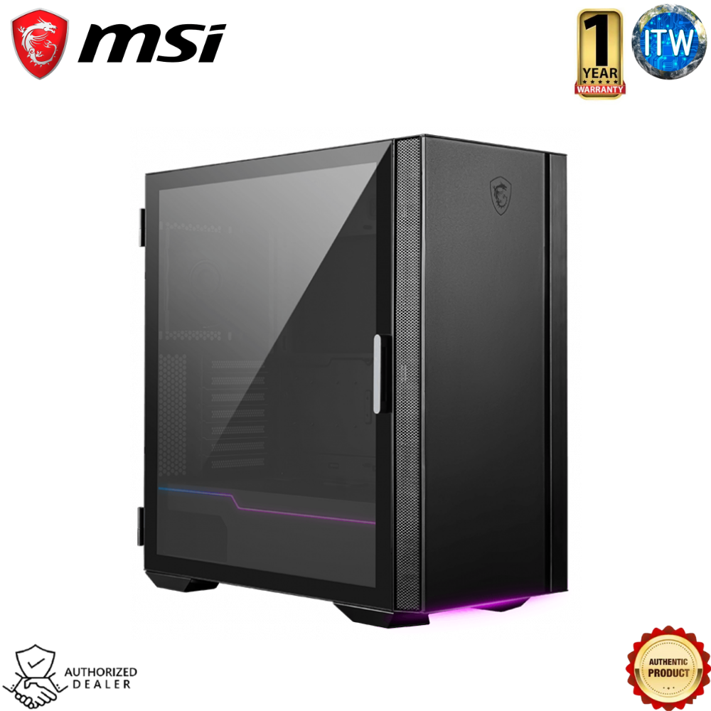 Msi Mpg Quietude 100S - Support ATX / Micro-ATX / Mini-ITX, Mid-Tower PC Case