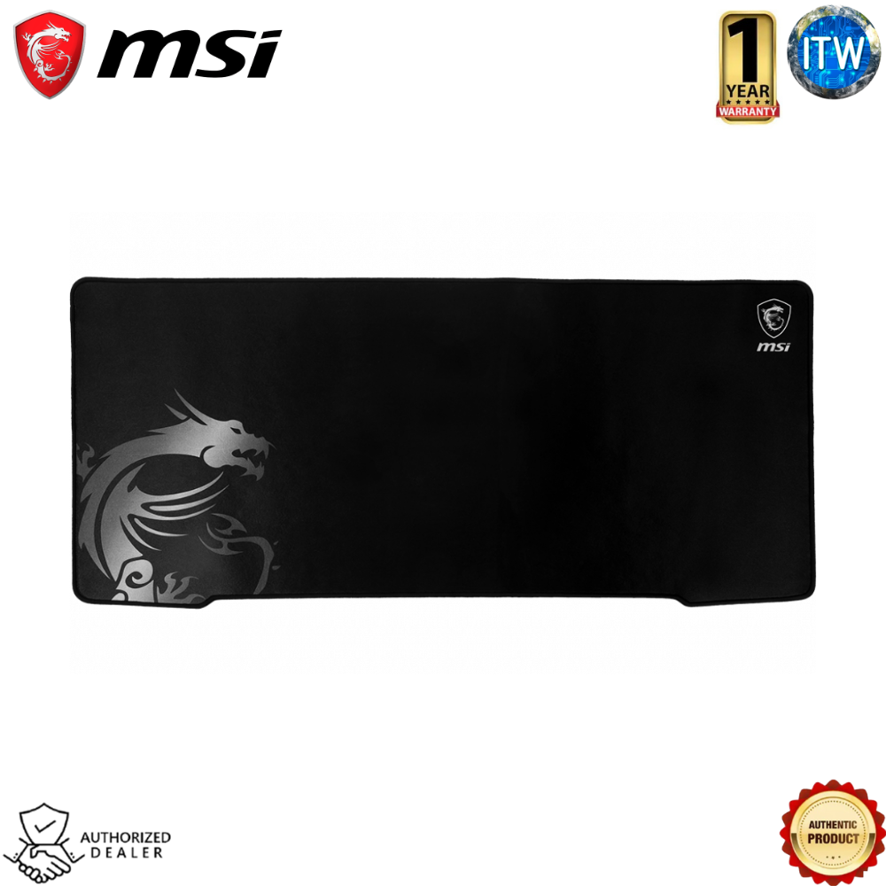 MSI Agility GD70 - 900mm x 400mm x 3mm, Silk Gaming Fabric Surface Gaming Mousepad