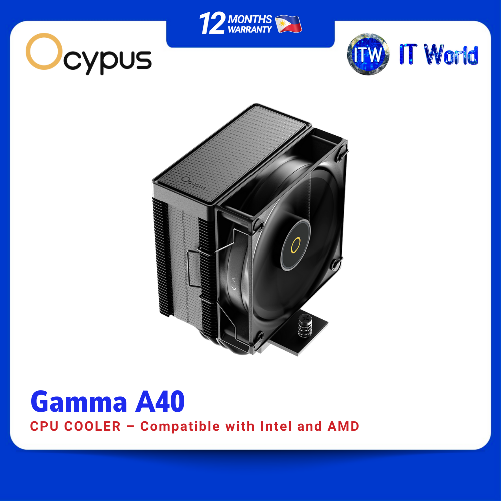 Ocypus Gamma A40 BK CPU (Gamma-A40-BK1NNWN00X-GL) | Black | itw