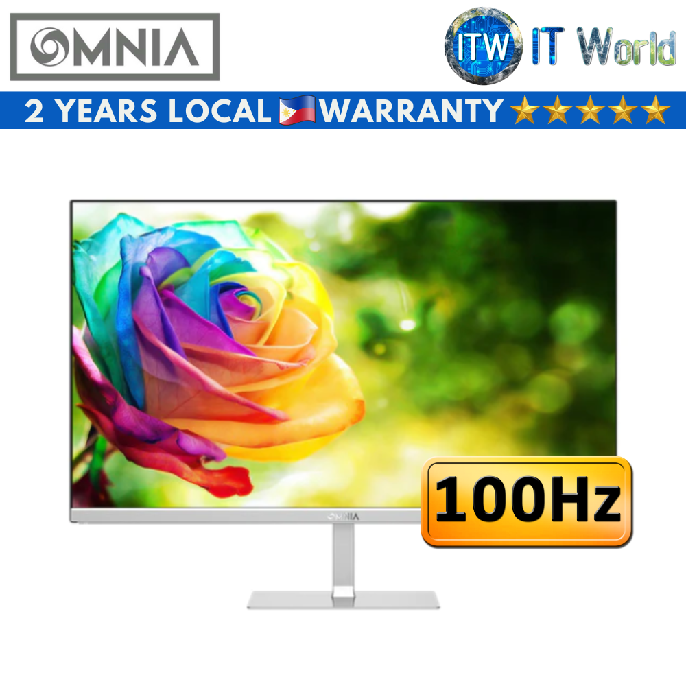 Omnia O27IHC - 27" 100Hz / 1920 x 1080 FHD / IPS / 1ms / LED Monitor (Silver) | itw