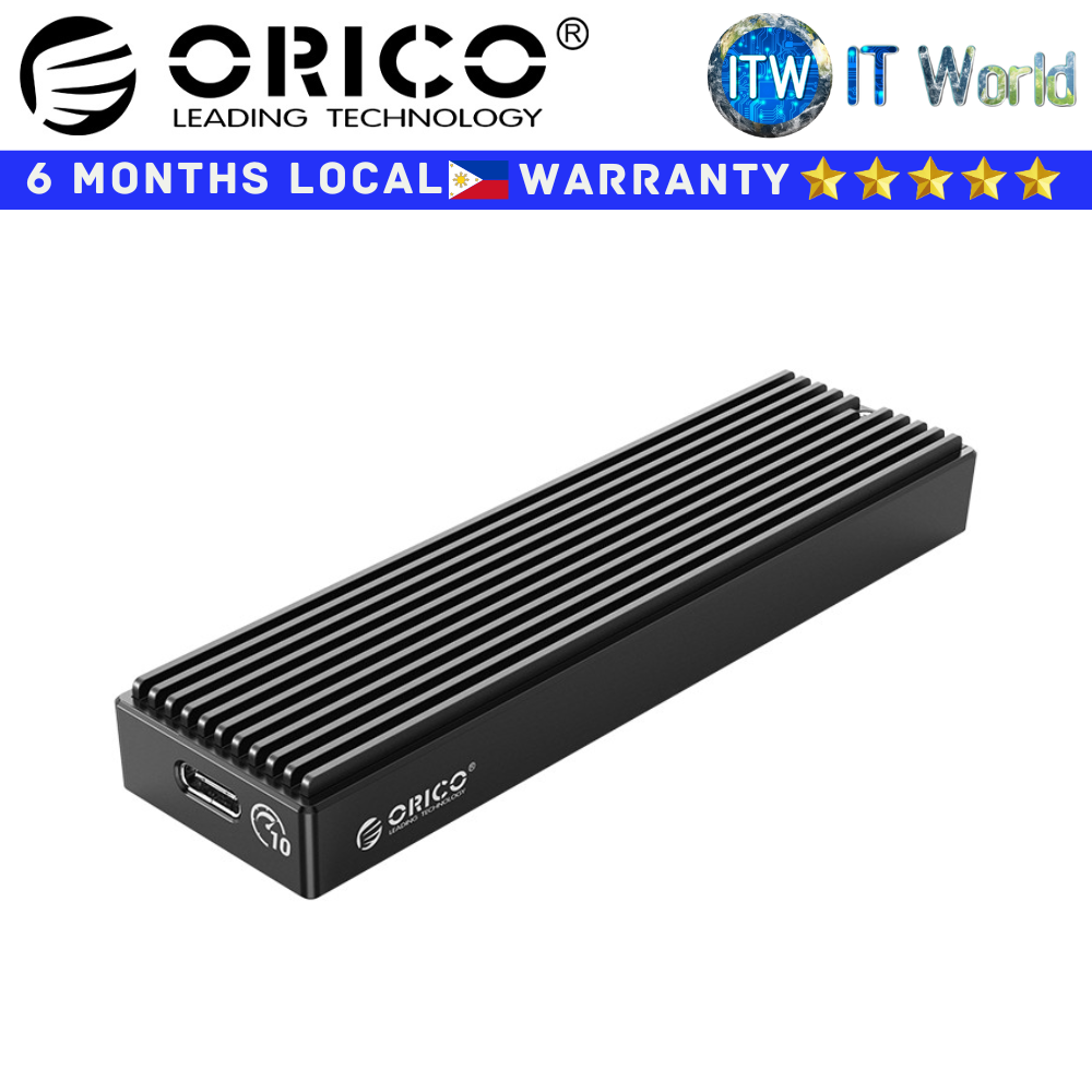 Orico M2 NVMe SSD M 2 NVMe SSD Enclosure Stripe Collection (M2PV-C3-BK-EP)