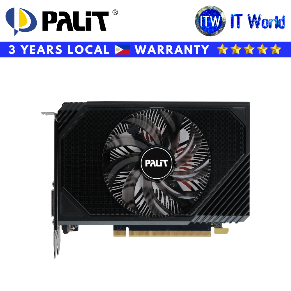 Itw | Palit RTX 3050 6GB GDDR6 StormX GeForce Graphics Card (NE63050018JE-1070F)