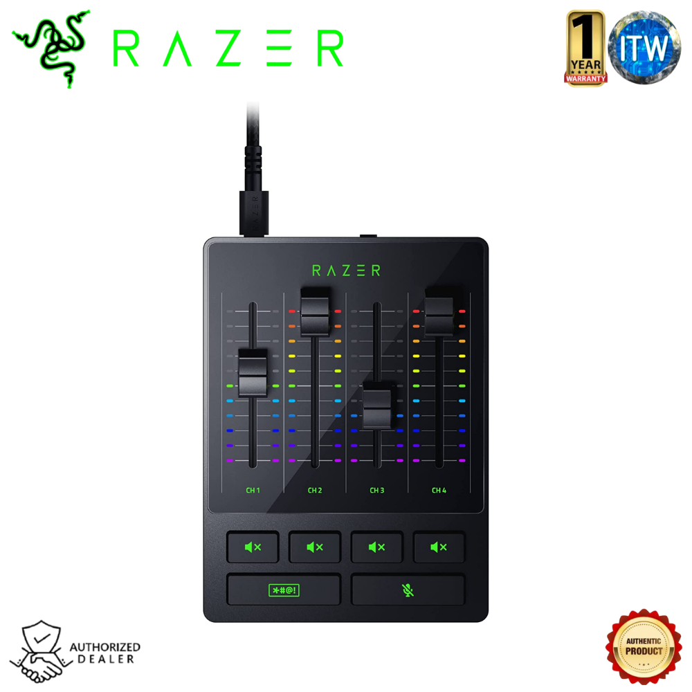 Razer Audio Mixer All-in-One Digital Mixer for Broadcasting and Streaming (RZ19-03860100-R3M1)
