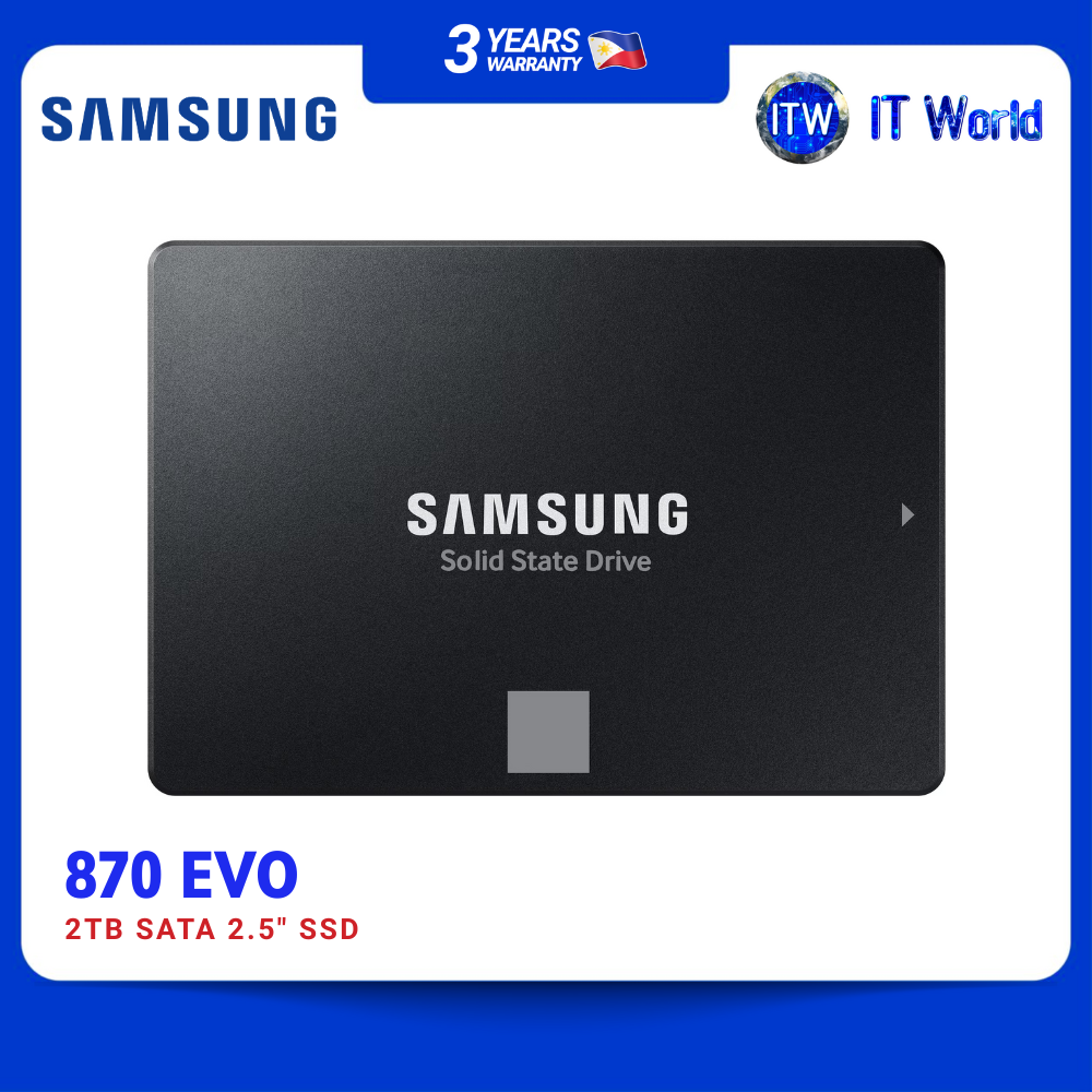 SAMSUNG 870 EVO 2TB SATA 2.5 Internal SSD for Laptop & Desktop MZ-77E2T0BW