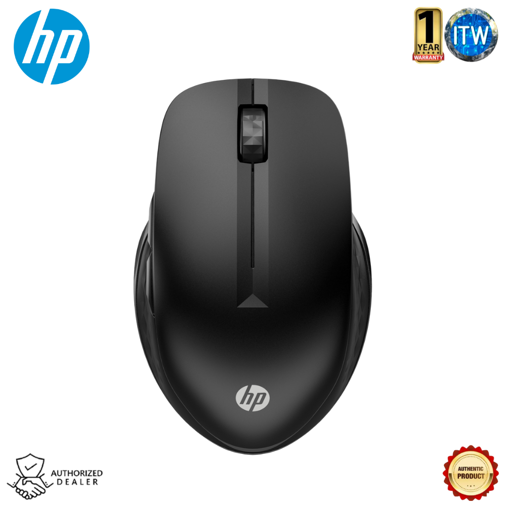 HP 430 Multi-Device Wireless Mouse - USB-A Nano Dongle or Bluetooth (3B4Q2AA)