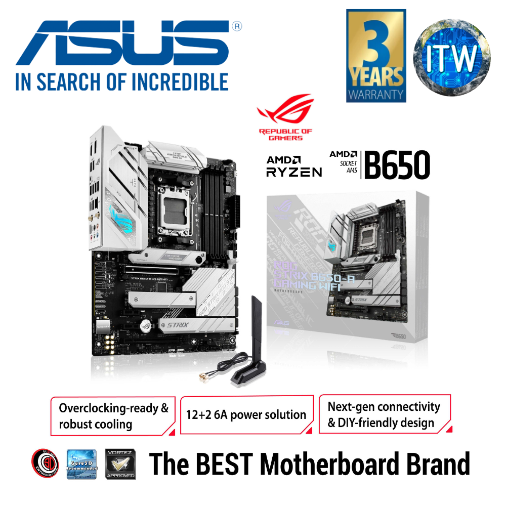 ASUS ROG STRIX B650-A GAMING WiFi ATX AM5 DDR5 Motherboard