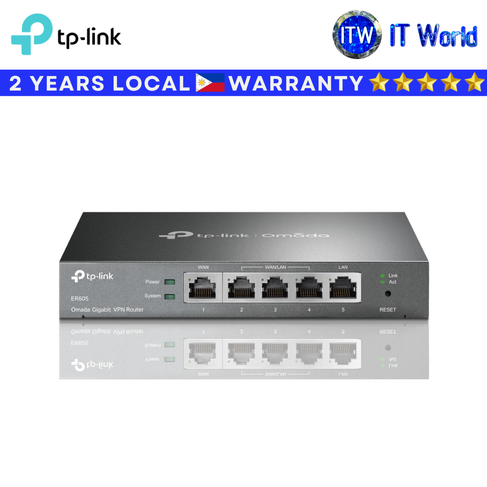 TP-Link Omada ER605 Gigabit Highly Secure VPN Router