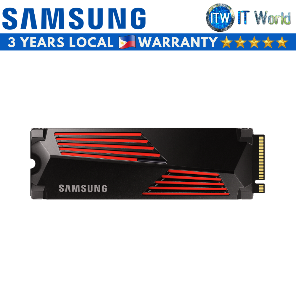 Samsung 990 Pro w/ Heatsink PCIe 4.0 NVMe Internal SSD - 1TB (MZ-V9P1T0CW)
