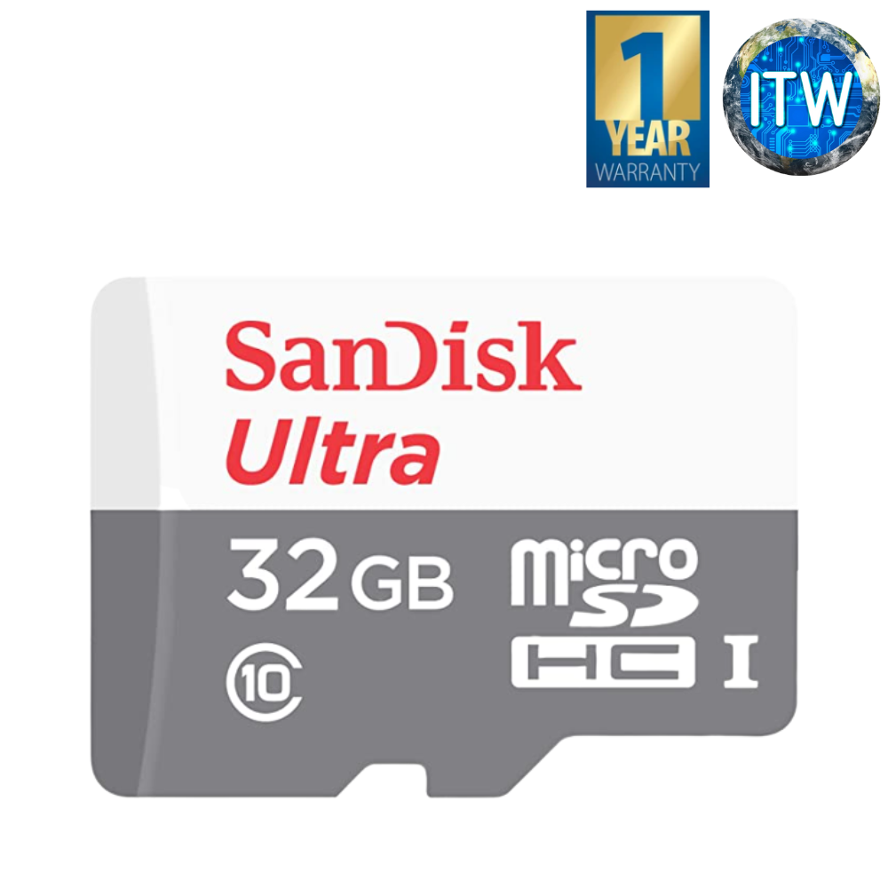 SanDisk Ultra Micro SD Card SDXC UHS-I Card, Speed up to 100MB/s  - SDSQUNR