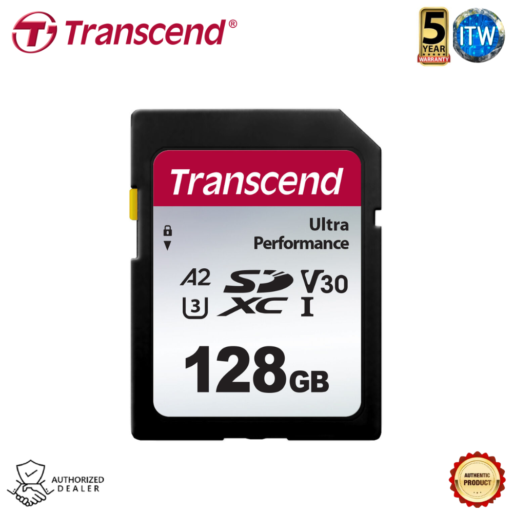 Transcend SDXC/SDHC 340S Memory Card (64GB / 128GB / 256GB / 512GB)