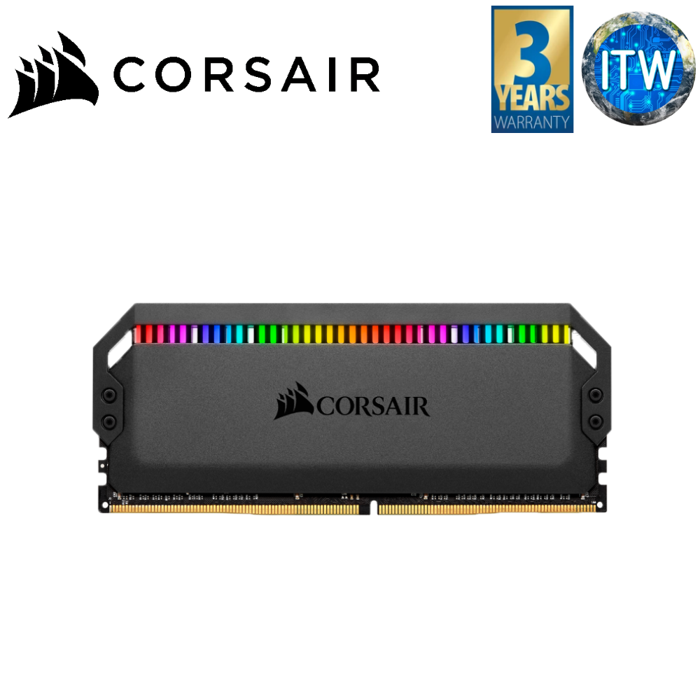 Corsair Dominator Platinum RGB 64GB (2x32GB) DDR4-3200 C16 Memory Kit
