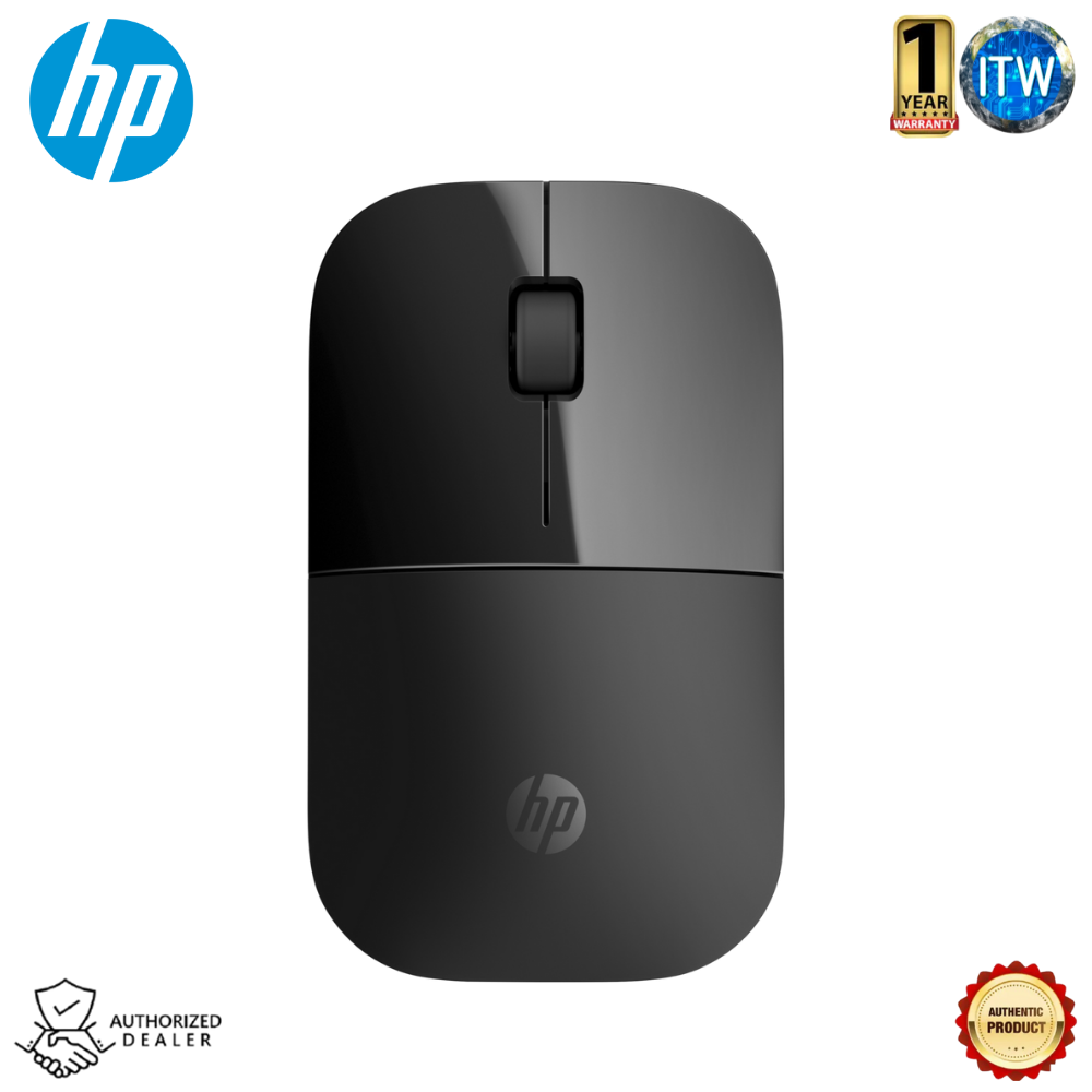 HP Z3700 Black Wireless Mouse - 2.4GHz Wireless Connection (V0L79AA)