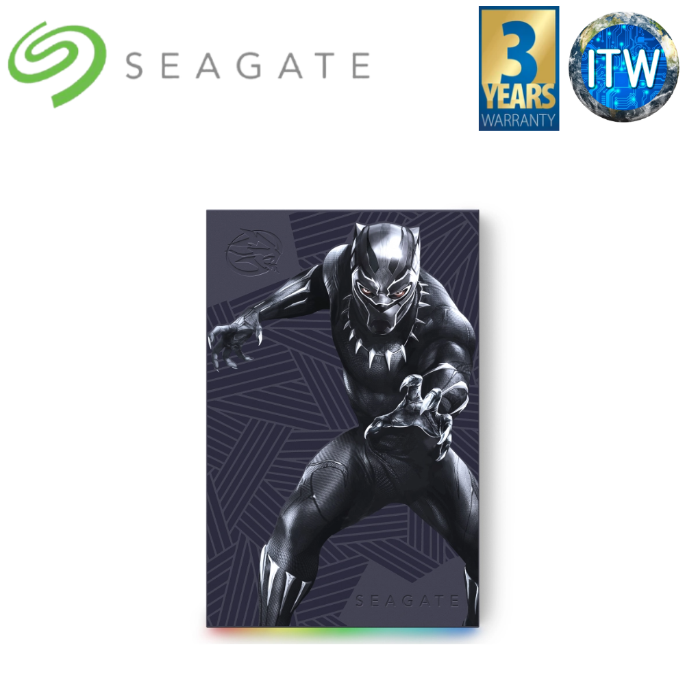 Seagate 2TB Marvel Black Panther FireCuda Gaming Hard Drive