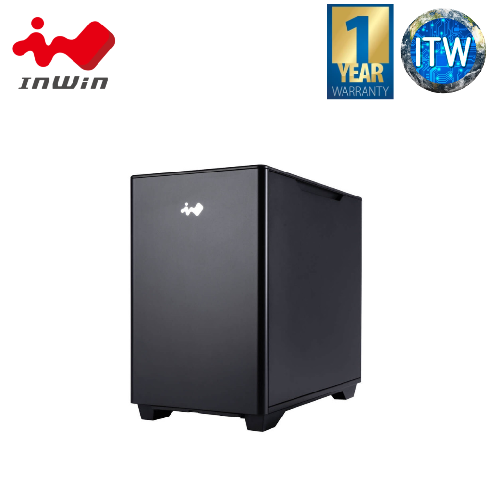 Inwin A3 Tempered Glass, Mini Tower PC Case (Black)