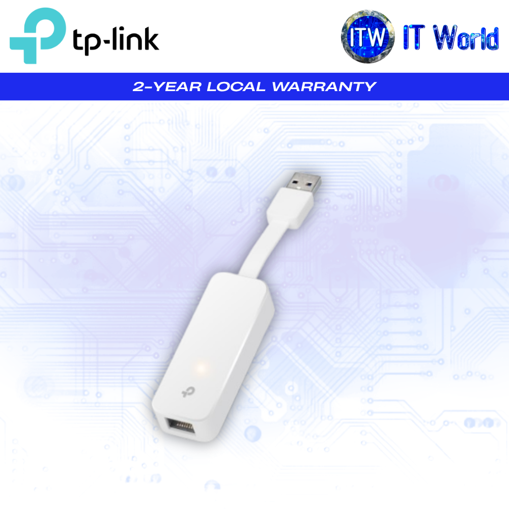 TP-Link UE300 Portable Network Adapter USB 3.0 Gigabit Ethernet - Plug and Play