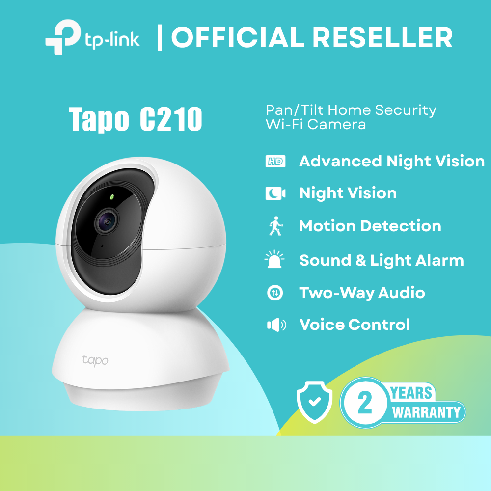 TP-Link Tapo C210 Pan/Tilt Home Security Wi-Fi Camera