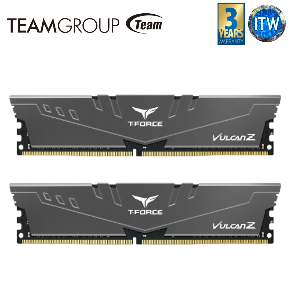 Teamgroup DDR4 RAM 32GB (16GBx2) T-Force Vulcan Z 3200Mhz Unbuffered (TLZGD432G3200HC16FDC01)