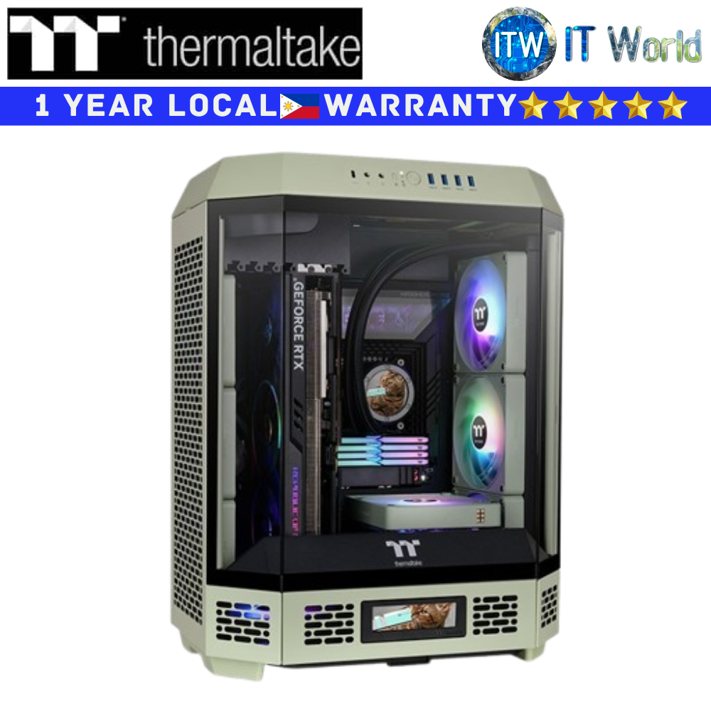 Thermaltake Computer PC Case The Tower 600 Mid Tower (Black|Snow|Hydrangea Blue|Matcha Green) | itw