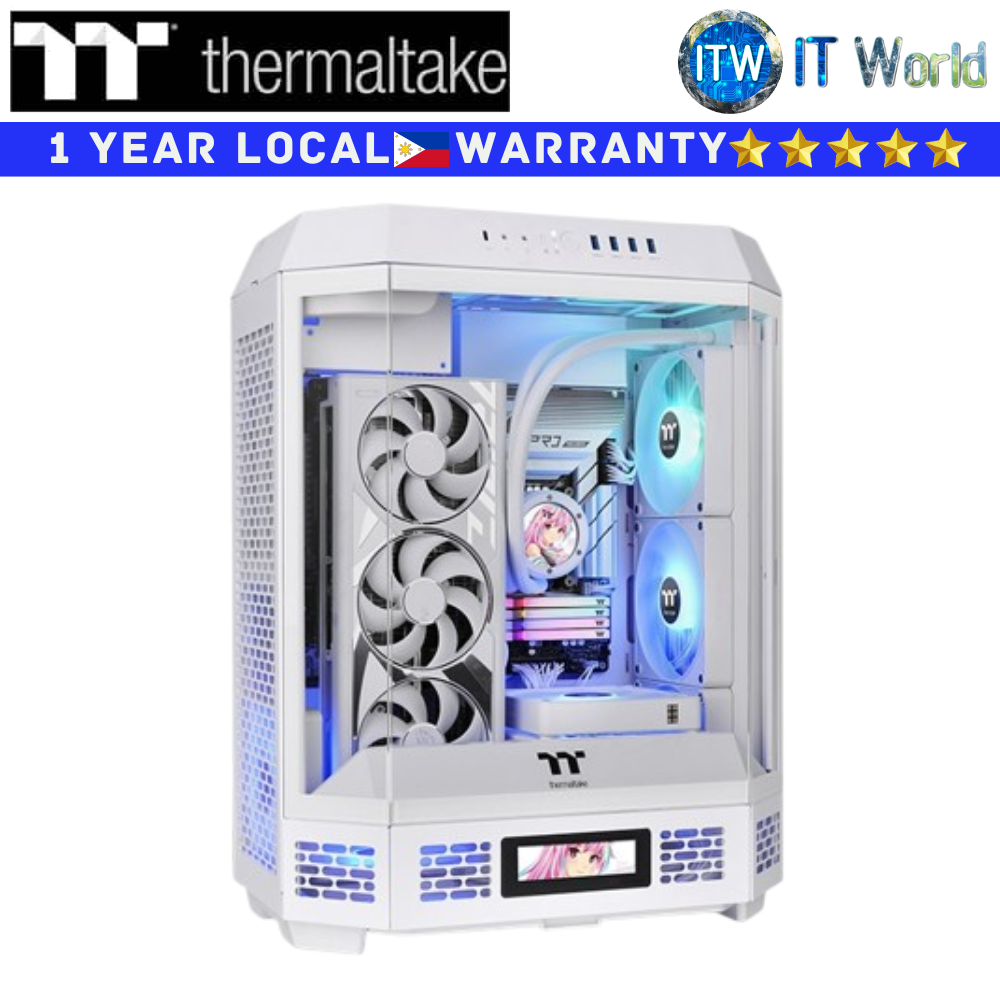 Thermaltake Computer PC Case The Tower 600 Mid Tower (Snow)