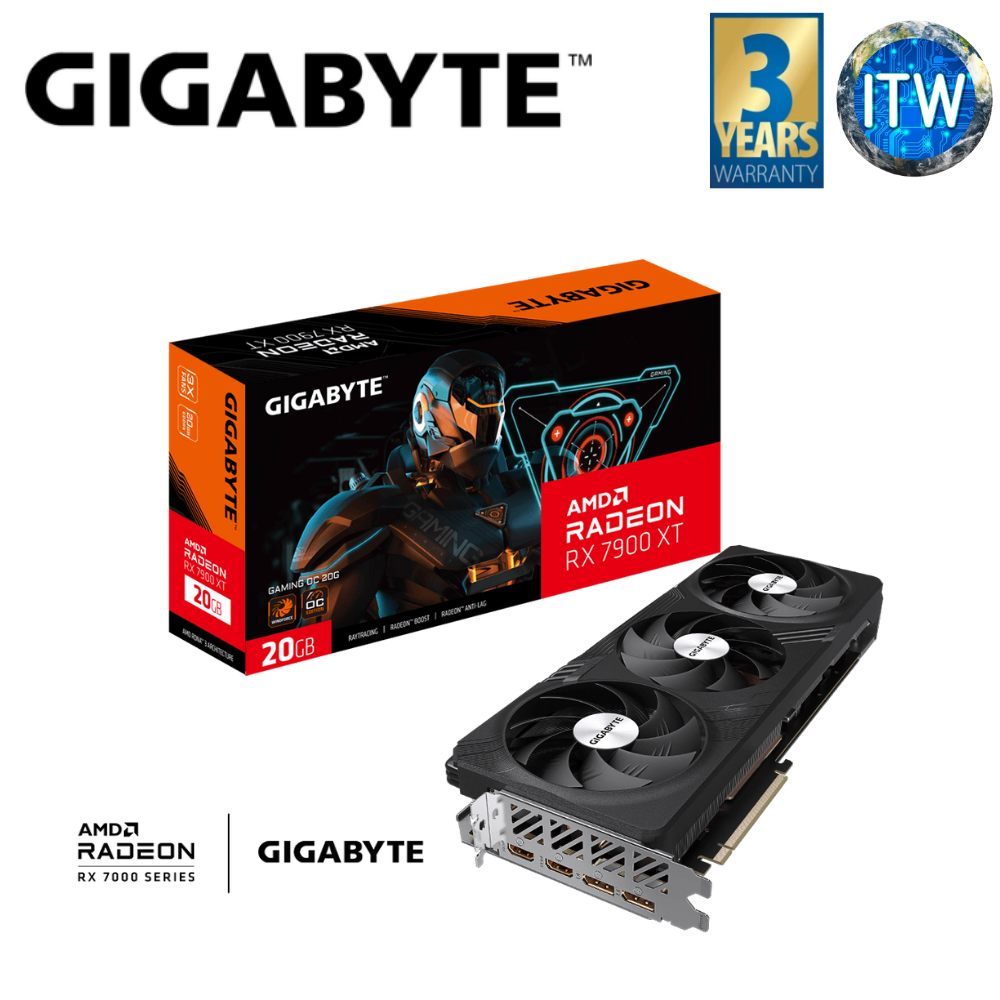 Gigabyte Radeon RX 7900 XT Gaming OC 20GB GDDR6 Graphic Card