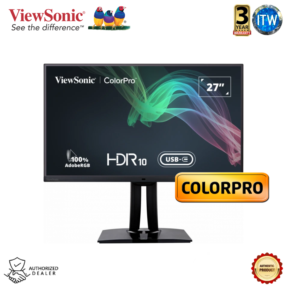 ViewSonic VP2785-2K 27’’ 2K Fogra Certified Monitor with 100% Adobe RGB Coverage
