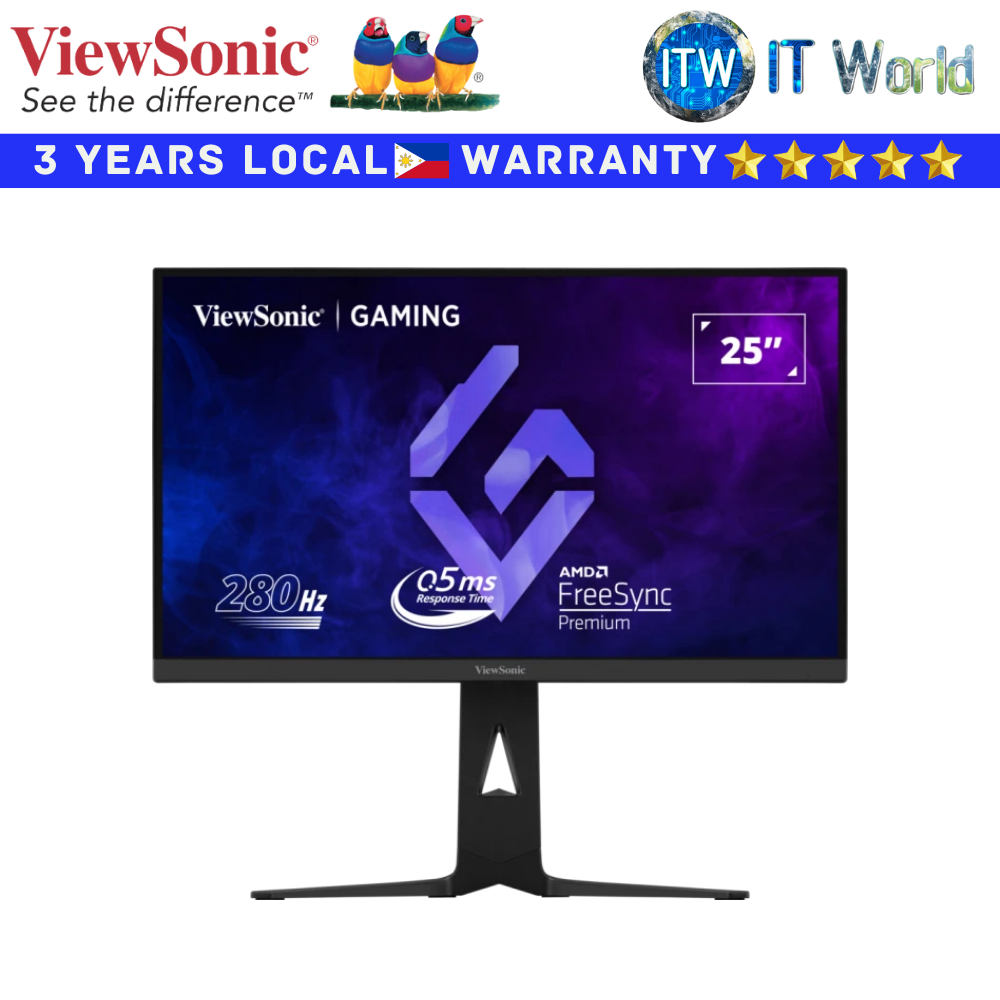 Viewsonic Gaming Monitor XG2536 24.5" 1920 x 1080 FHD / 280Hz / IPS / 0.5ms MPRT