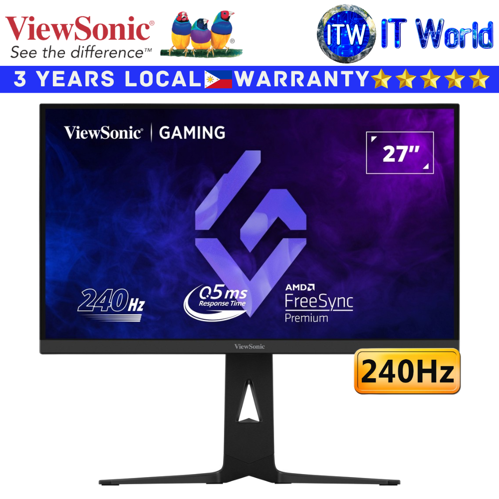 Viewsonic Gaming Monitor XG2736-2K 27" 2560 x 1440 QHD / 240Hz / IPS / 0.5ms MPRT