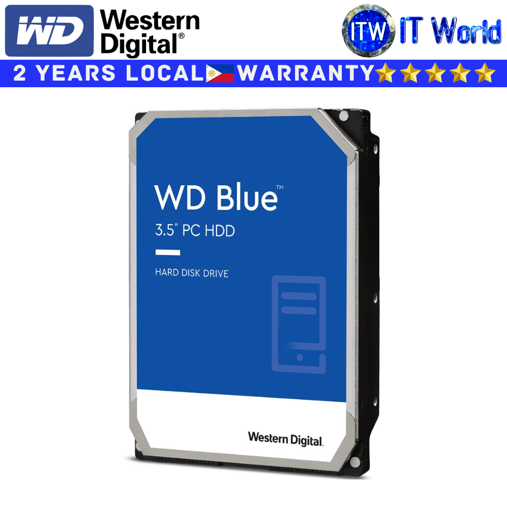 Western Digital Hard Drive HDD 4TB WD Blue 3.5" 256MB 5400RPM Internal (WD40EZAX)