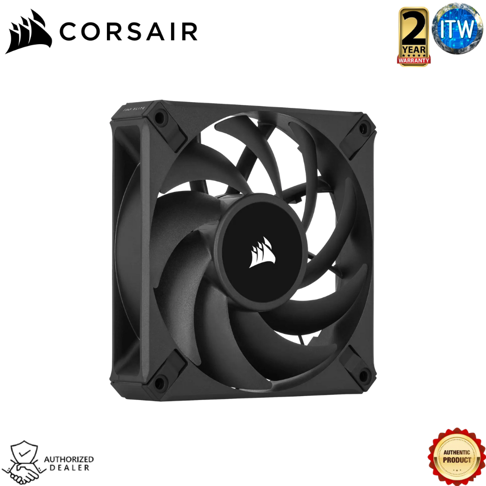 Corsair AF120 Elite - 120mm, High Performance PWM Fluid Dynamic Bearing Fans (in Black and White)
