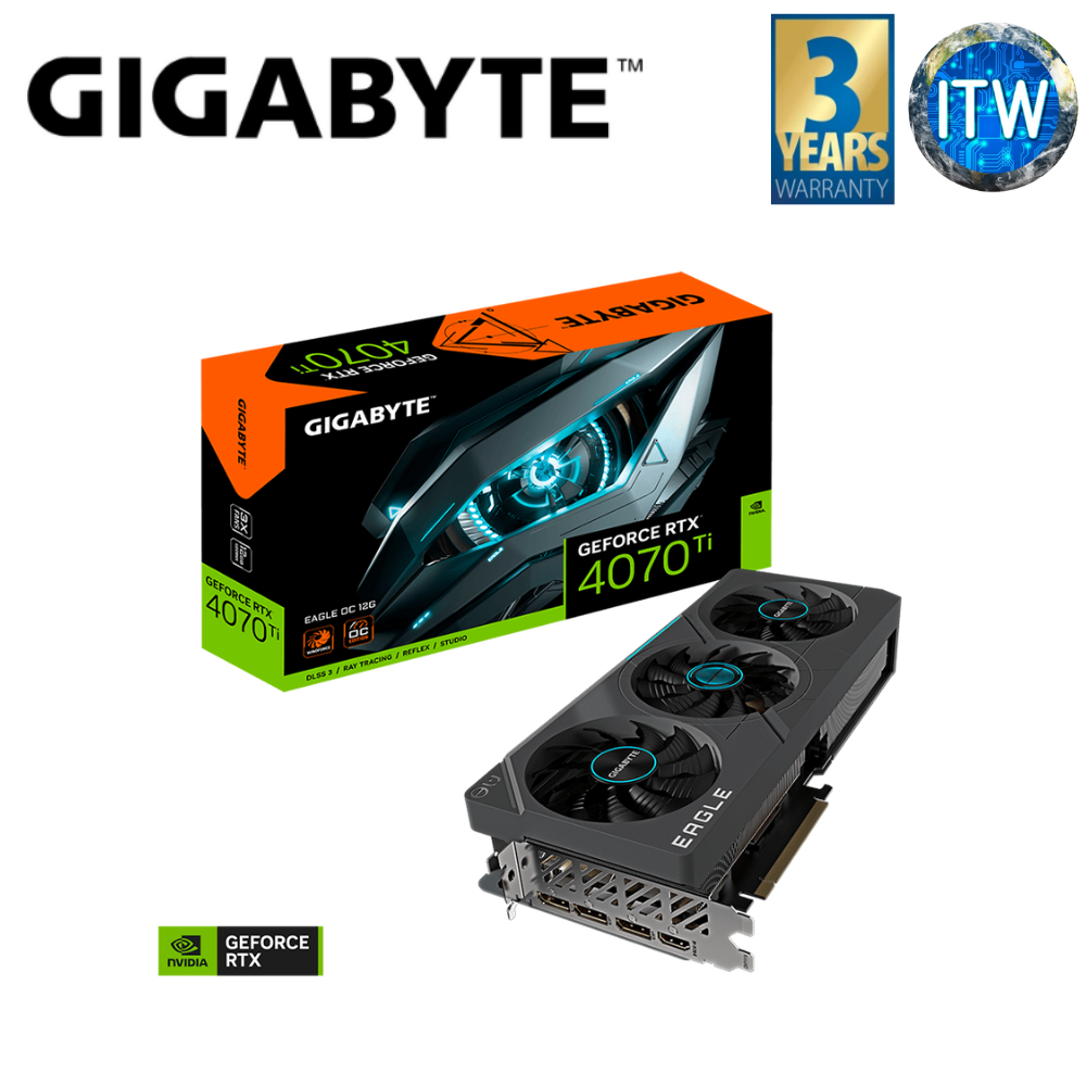 Gigabyte GeForce RTX 4070 Ti Eagle OC 12GB GDDR6X Graphic Card