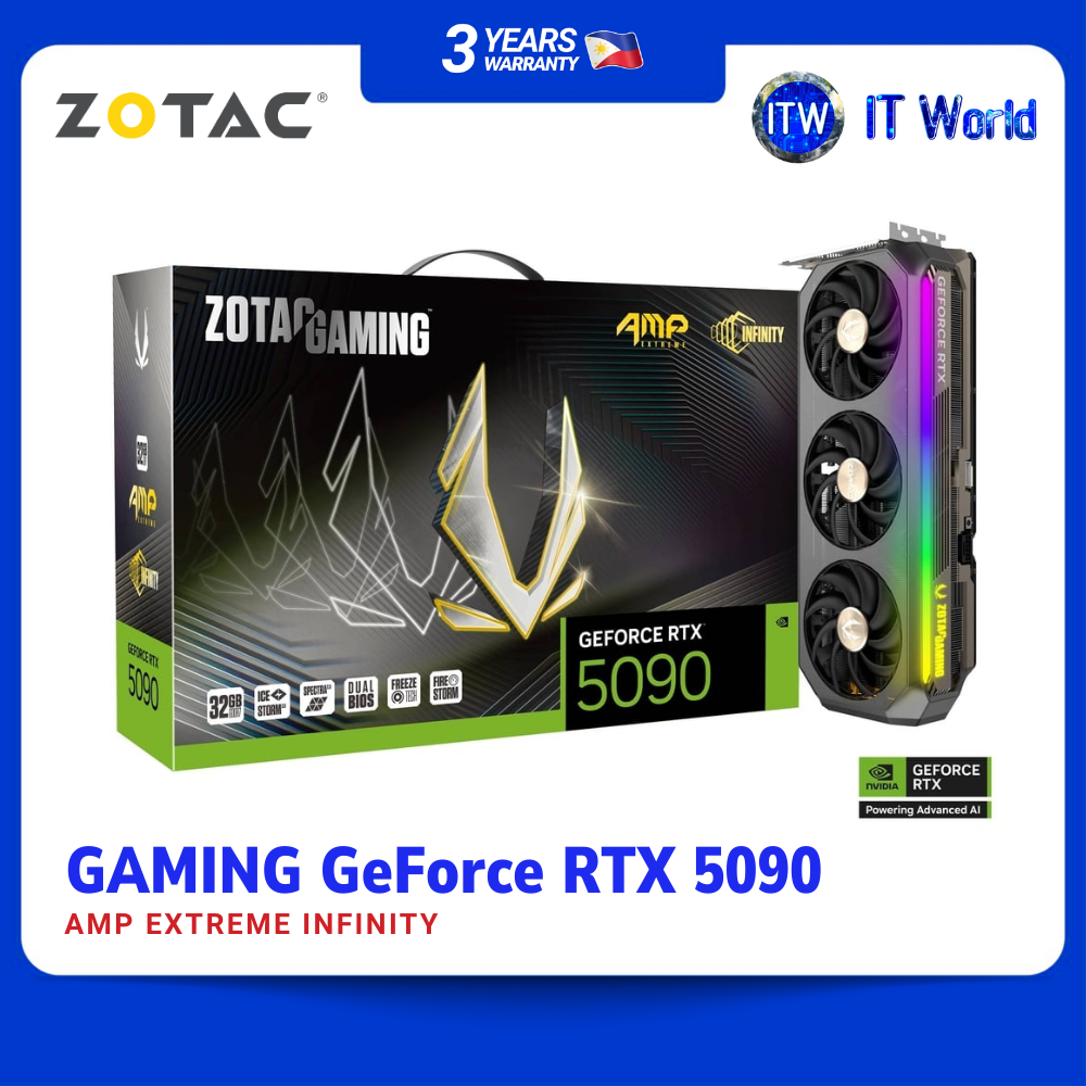 ZOTAC GAMING GeForce RTX 5090 AMP Extreme INFINITY | 32GB GDDR7 / PCIe 5.0 / DLSS 4 | itw
