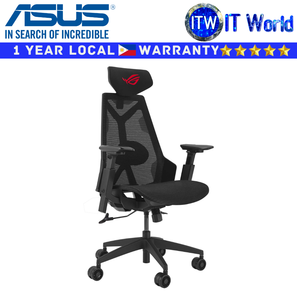 ASUS Gaming Chair SL400C ROG Destrier Core Black Cyborg-inspired Design