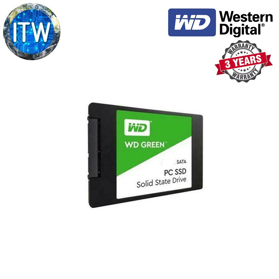Western Digital WD Green 2TB  Internal PC SSD - SATA III 6 Gb/s, N/A, 2.5&quot;/7mm - WDS200T2G0A